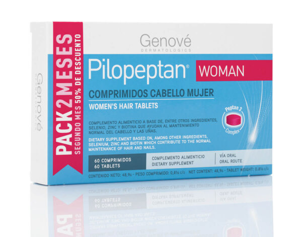 Pilopeptan Woman Comprimidos Cabello Mujer Pack dos meses